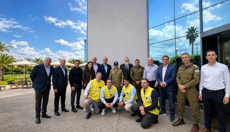 Israel y Venezuela: la delegación que revisa edificios clave tras el terremoto