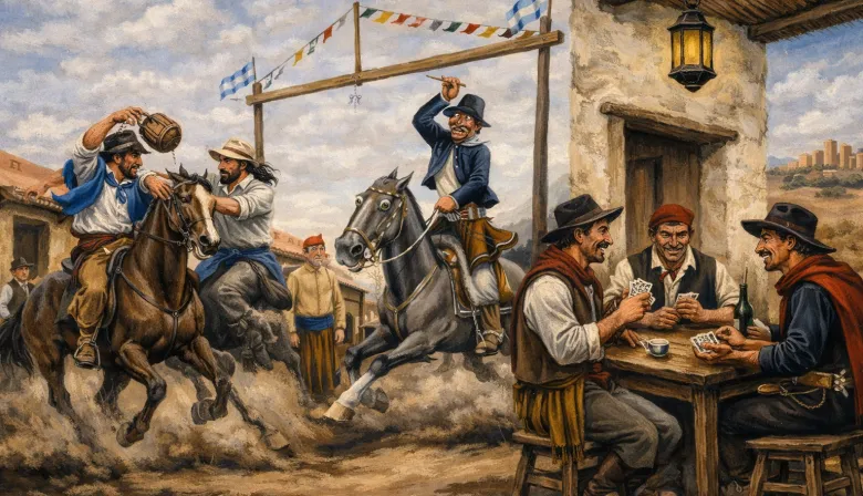 Pato, truco y sortijas: así se divertía la Argentina en tiempos de la Independencia