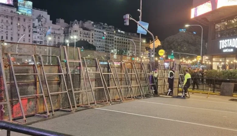 CABA: Así será el operativo de seguridad y los cortes en el Obelisco