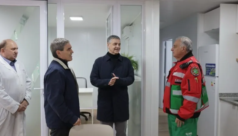 Jorge Macri inauguró una base del SAME en Liniers para reforzar la zona oeste