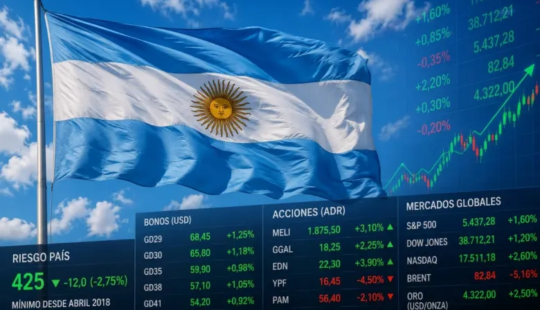 El riesgo país subió a 437 puntos y el dólar oficial se acercó a su máximo del año