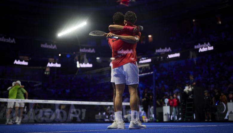 Tapia y Coello arrasan a Lebrón-Augsburger en la final y se quedan con el P1 de Málaga