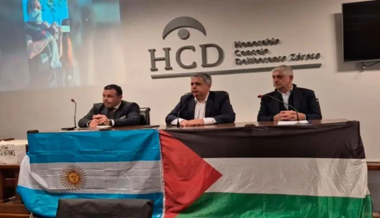 La actividad por Palestina en Zárate que expuso otra grieta entre PJ, PRO y LLA