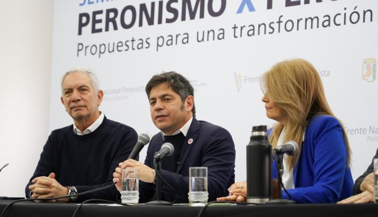 Kicillof, con banca de Sáenz y faltazo de Carolina Moisés: por qué no estuvo