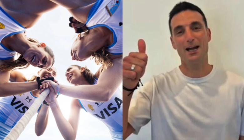 Scaloni alentó a Las Leonas y Leones en la previa del Mundial de Hockey 2026
