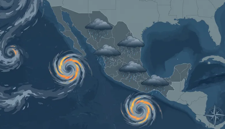 Marie se aleja y deja de explicar las lluvias que siguen sobre México