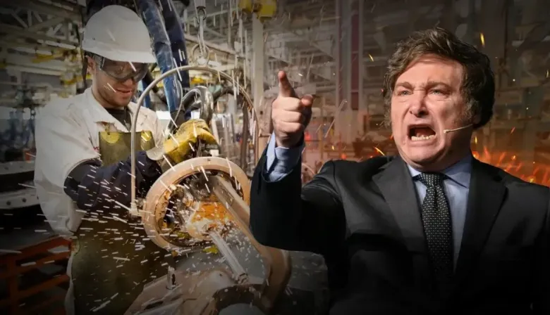 ¿Reactivación? ¡Afuera! La industria y la construcción se desplomaron según el INDEC