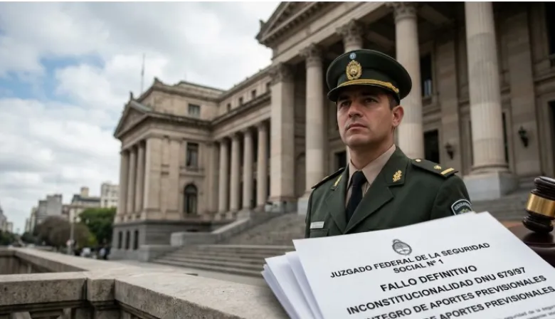 Fallo clave para gendarmes: qué cambia en el cobro de aportes y retroactivos