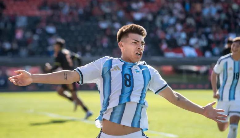 Santiago Espíndola: el pibe de River que lleva a Argentina a la final de los Suramericanos