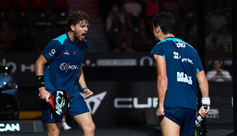 Nieto-Yanguas sorprendieron en el Movistar Arena y eliminaron a los número 1 del mundo