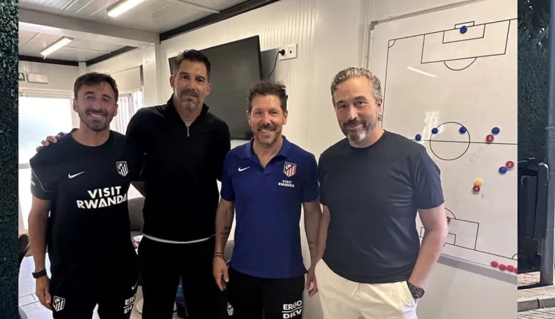 Mariano Andújar y su formación en dirección deportiva: visitó a Simeone en Atlético Madrid