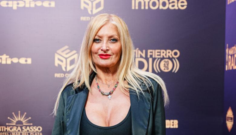 El look de Yuyito González en la alfombra roja de los Martín Fierro de Radio 2026