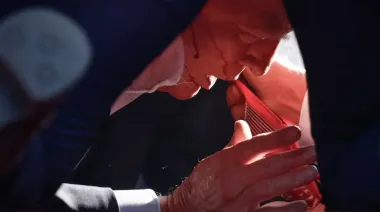 Trump fue herido durante un acto de campaña