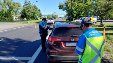 Fin de semana largo: realizarán más de 50 controles preventivos camino a la Costa Atlántica