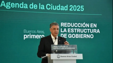 Jorge Macri anunció la reducción de 11 estructuras y los fondos se destinan a la clase media