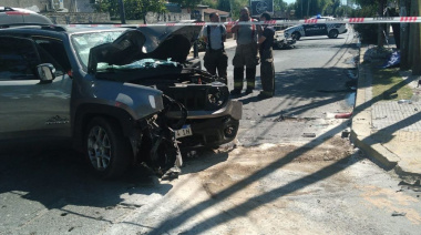 Así fue el choque en el que murieron dos policías motorizados durante una persecución en Quilmes
