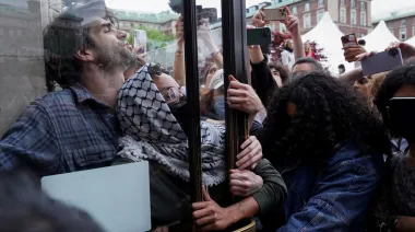 Protestas radicales en Columbia: caos, arrestos y confrontación con Trump por Gaza