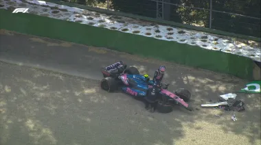 Franco Colapinto chocó y largará desde el fondo en el Gran Premio de Imola
