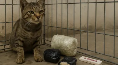 "Narcomichi": el gato usado para ingresar drogas a una cárcel en Pococí, Costa Rica