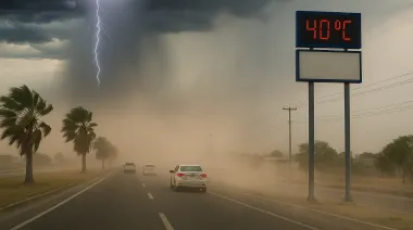 México: lluvias, vientos y ola de calor desafían gestión climática de Claudia Sheinbaum