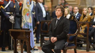 Javier Milei y la ausencia de la escarapela en el Tedeum por el 25 de Mayo