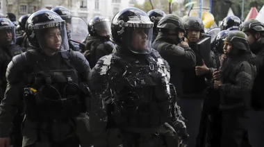 Tensión y gases por el operativo de seguridad