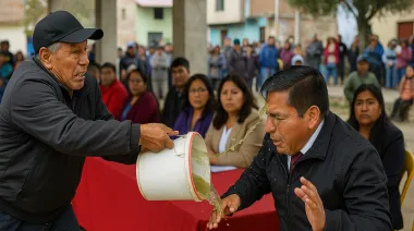 Indignación en Andamarca: orina, gritos y caos en plena audiencia pública en Junín