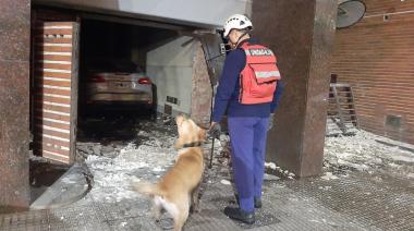 Violenta explosión de la caldera de un edificio en Recoleta