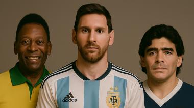 Messi le ganó a Pelé y Maradona como el mejor jugador de la historia