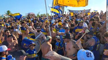 El impresionante banderazo de Boca en Miami y el cruce de cargadas con River