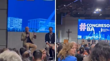 Abuchearon a José Luis Espert por insultar a Cristina Kirchner en la UCA: "¡Tomátelas!"