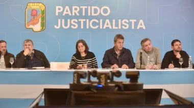Máximo, Massa, Moreno y Grabois, juntos en la cumbre del PJ; Kicillof, ausente