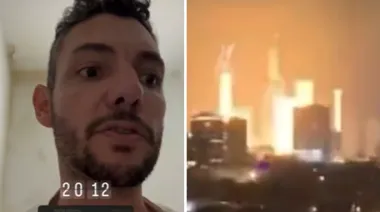 Los diputados Damián Arabia y Maximiliano Ferraro en Tel Aviv: "Acaba de caer un misil apenas a metros de donde estamos"