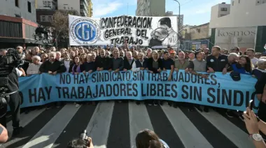 La CGT y el PJ delinean estrategias para la marcha en defensa de la expresidenta