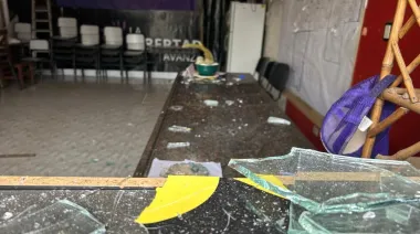 Destrozaron y vandalizaron otros seis locales de Milei en el Conurbano bonaerense