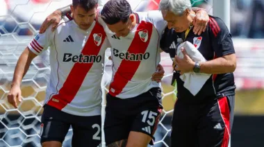 Preocupación en River por la lesión de Sebastián Driussi: "Me rompí todo"