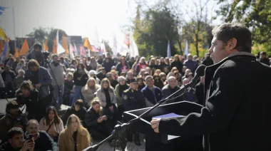 Kicillof en Florencio Varela: "A nosotros nunca nos van a escuchar decir que no tenemos plata"