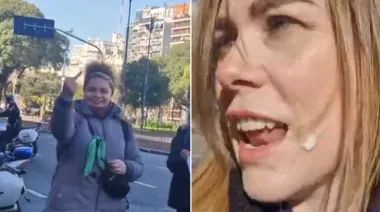 “Sos un gato”, “caradura” y más: el tenso video de Lilia Lemoine en la marcha de los jubilados