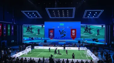 RoBoLeague: el innovador mundial de fútbol con robots en China