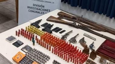 Tenía un arsenal en su casa de Palermo y fue detenido