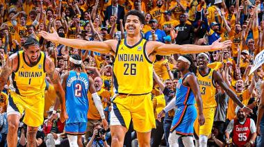 Indiana le dio una paliza a Oklahoma y llevó la final de la NBA al Juego 7