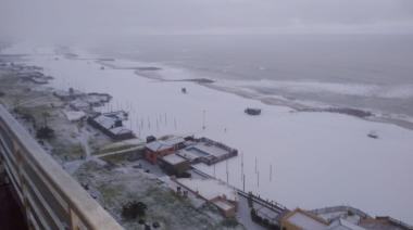 Playas de Miramar bajo nieve: el evento que nadie esperaba