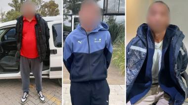 Tres hombres fueron detenidos por robar una camioneta en la zona de Lugano