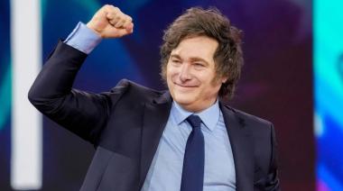 Milei en La Plata con su tropa libertaria