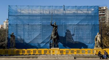 Comenzó la restauración y puesta en valor del monumento a Simón Bolívar