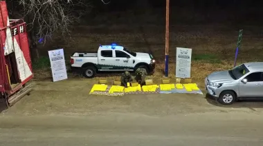 Golpe al narcotráfico: interceptan un camión que llevaba más de 170 kilos de cocaína