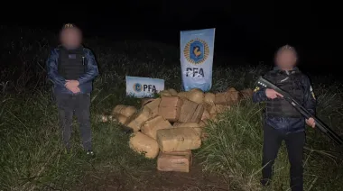 Descubren una tonelada de droga en medio de la selva misionera