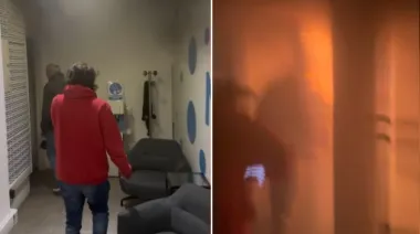 El momento exacto de la explosión en Neura, el canal de Fantino