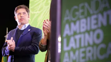 Kicillof metió al cambio climático en la campaña bonaerense