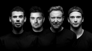 Martin Garrix, David Guetta, Amél y AFROJACK en una reunión histórica